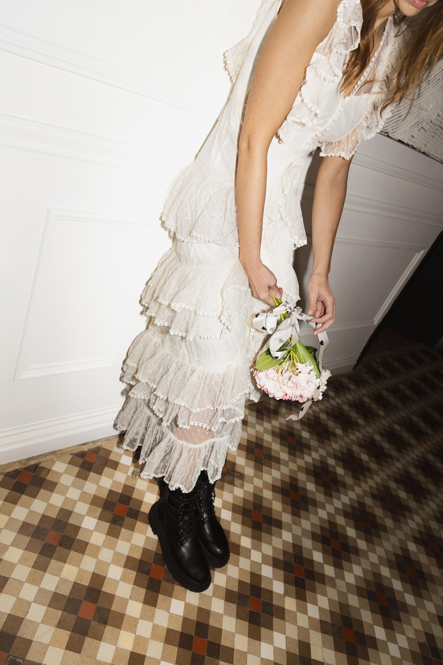 VESTIDO VOLANTES WHITE