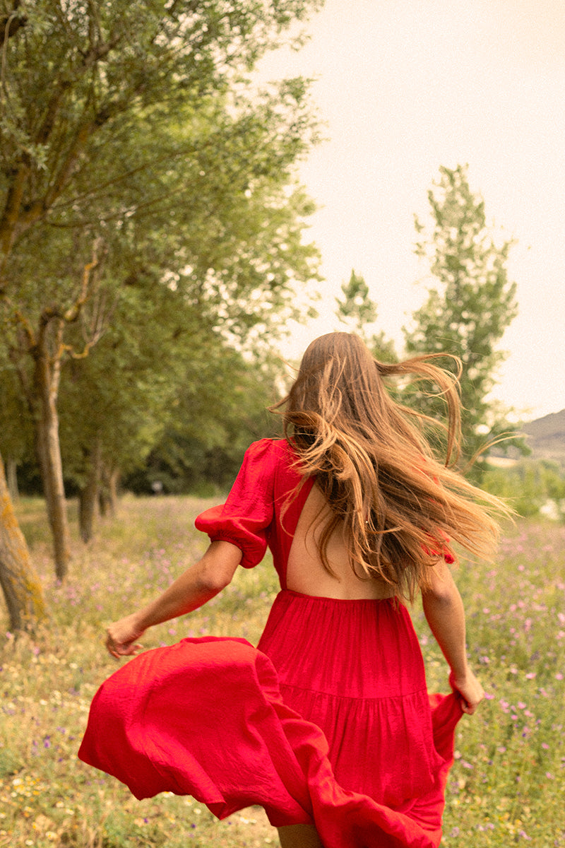 VESTIDO MOSCOW ROJO